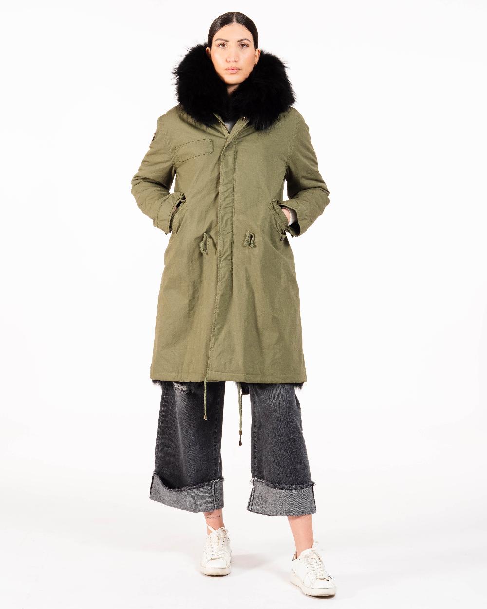 Alessandra chamonix CAMILLE MILITARY BLACK / PARKA Offerte