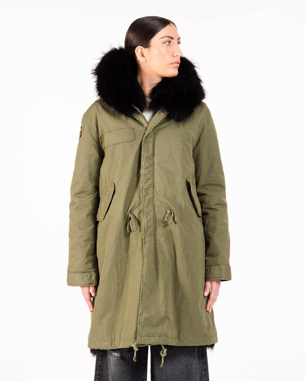 Alessandra chamonix CAMILLE MILITARY BLACK / PARKA Offerte