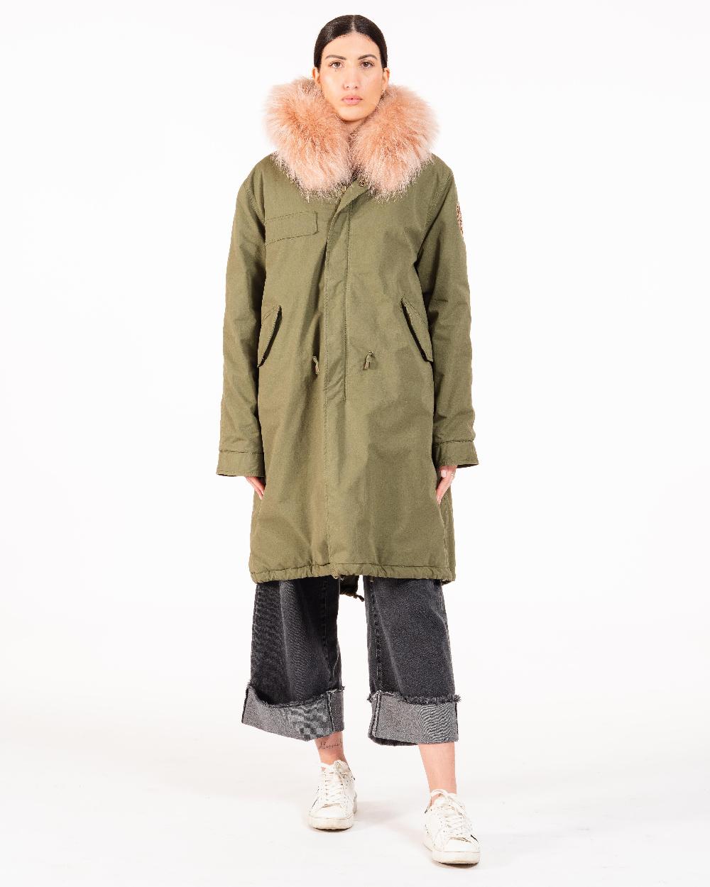 Alessandra chamonix AMANDINE MILITARY PINK / PARKA Vendita Economica