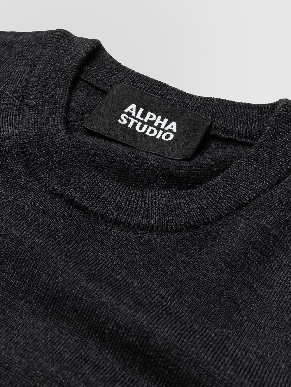 Alpha studio GIROCOLLO BASIC IN MERINOS Promozione Limitata
