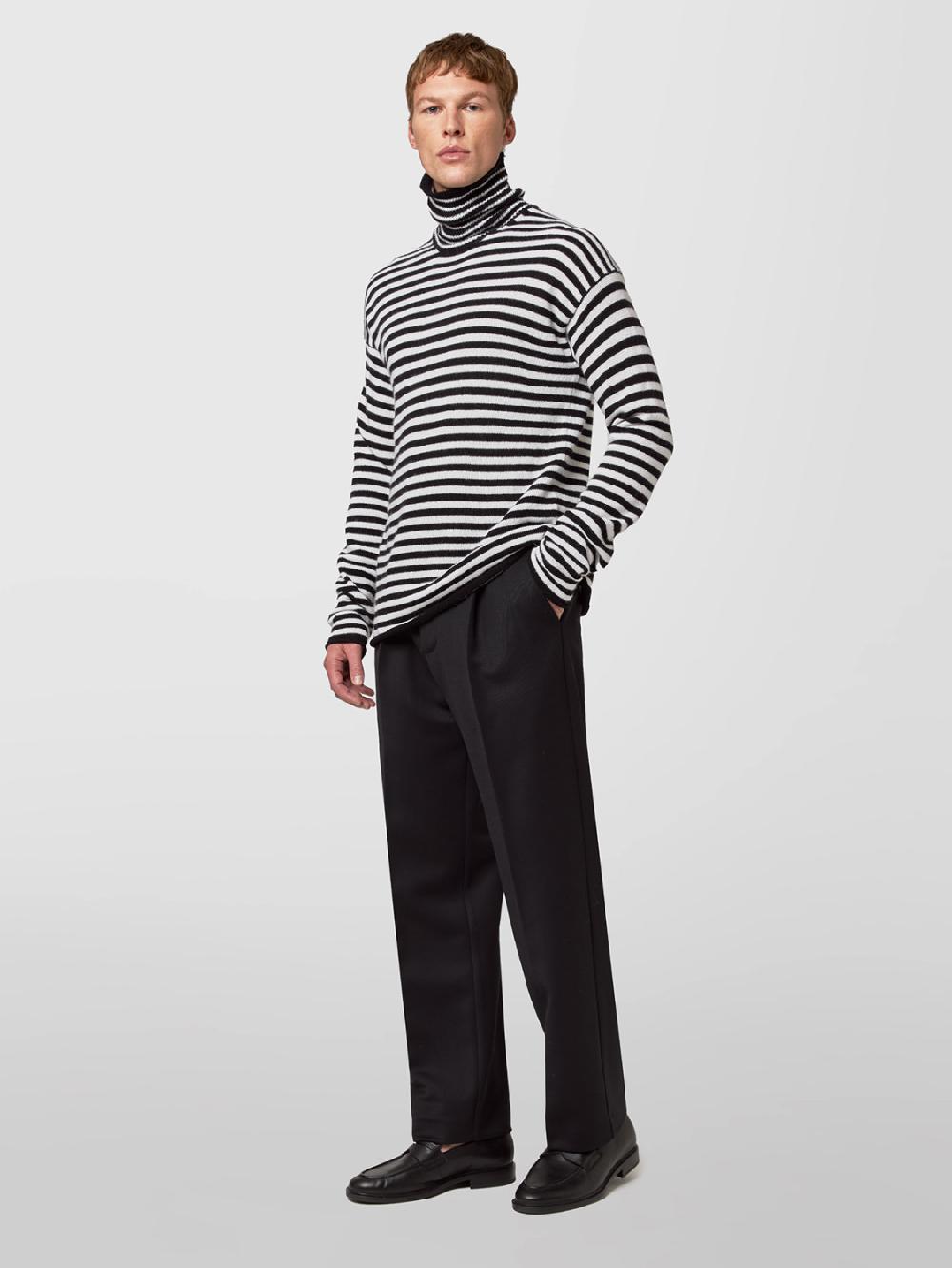 Alpha studio LUPETTO RIGATO IN LANA E CASHMERE Offerta speciale