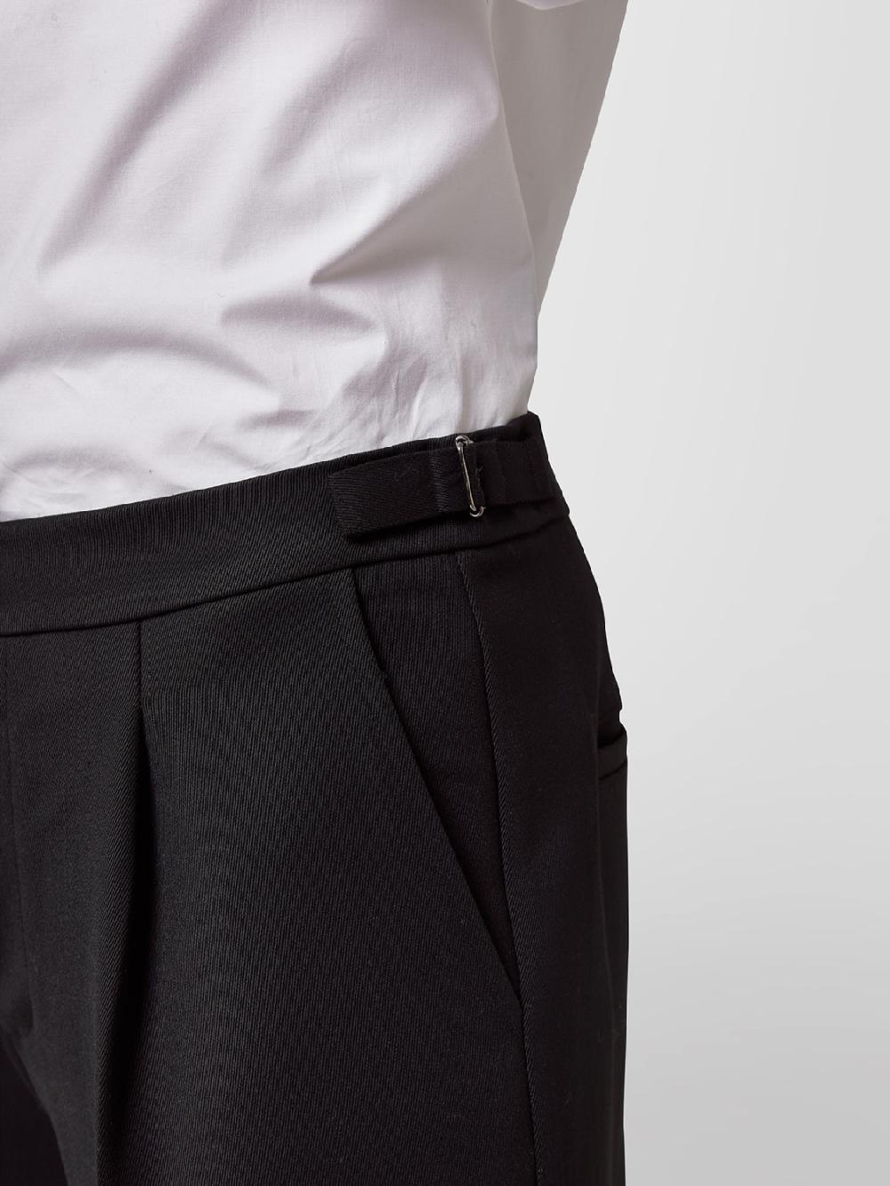 Alpha studio PANTALONE OVER IN GABARDINA DI LANA Offerta migliore