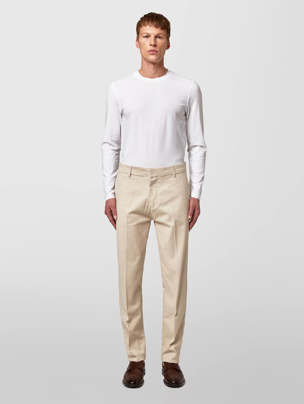 Alpha studio PANTALONE CHINO IN COTONE Latest fashion