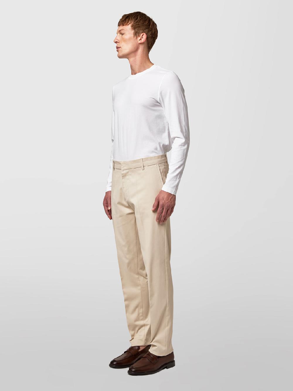 Alpha studio PANTALONE CHINO IN COTONE Latest fashion