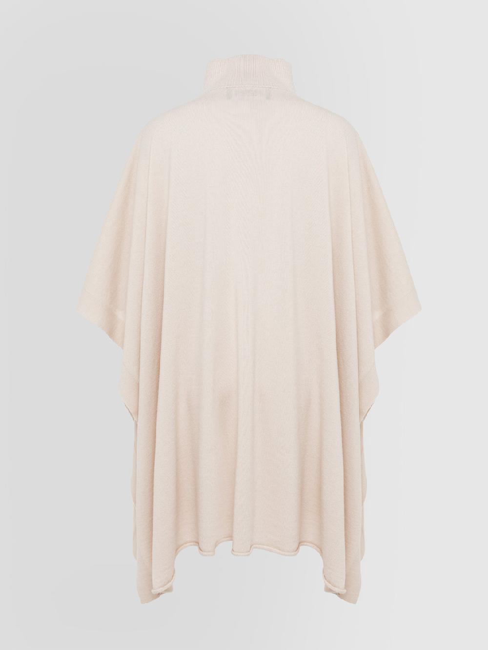 Alpha studio LUPETTO ZIP PONCHO RASATO Offerte stagionali