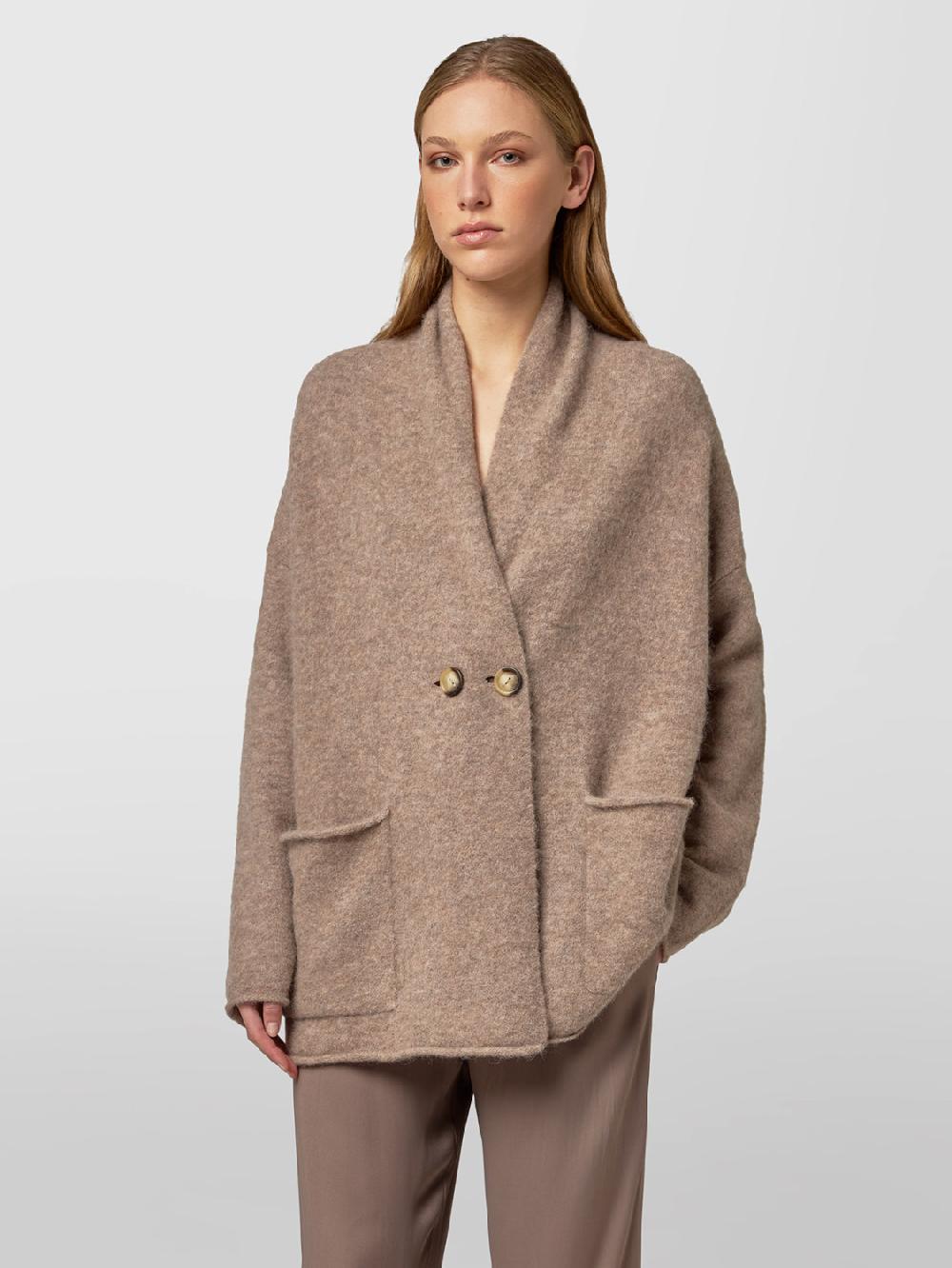 Alpha studio CARDIGAN DOPPIOPETTO RASATO BRUSHED Fino al 50% di sconto