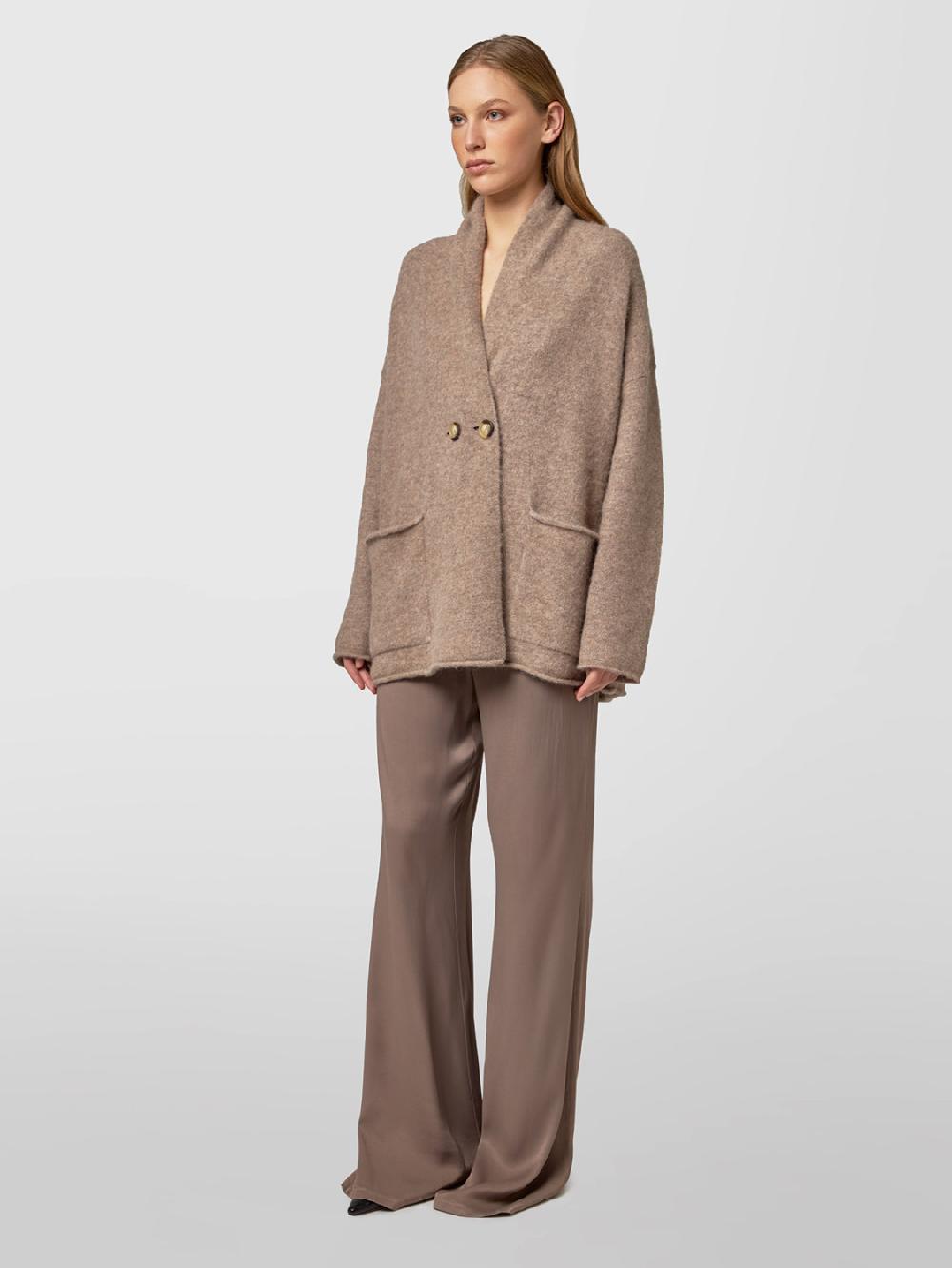 Alpha studio CARDIGAN DOPPIOPETTO RASATO BRUSHED Fino al 50% di sconto