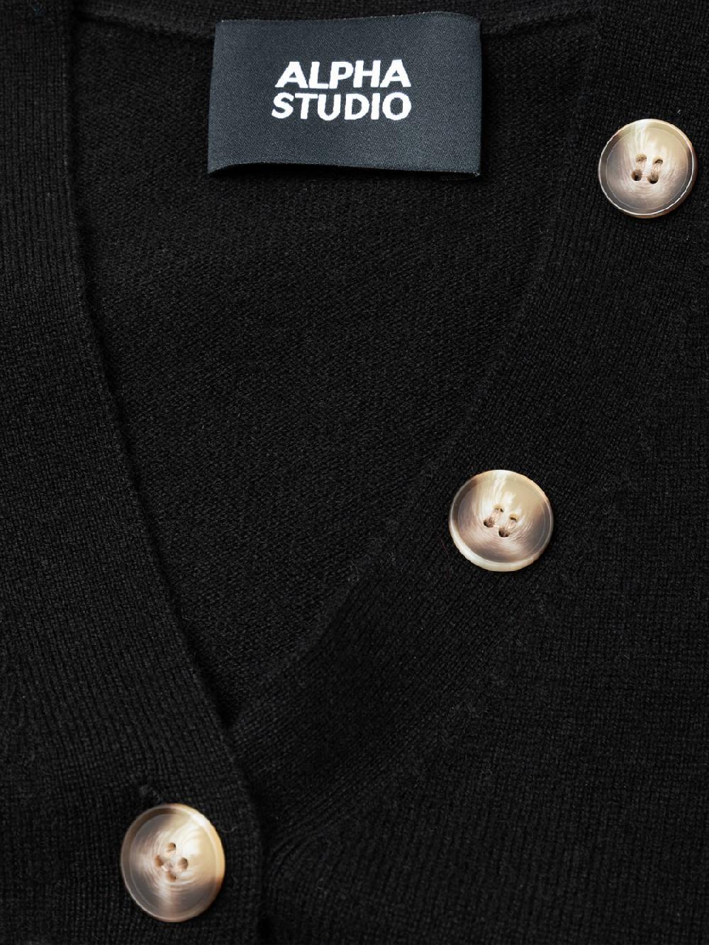 Alpha studio CARDIGAN CROPPED FIT M/L RASATO Discount Store per i nuovi prodotti