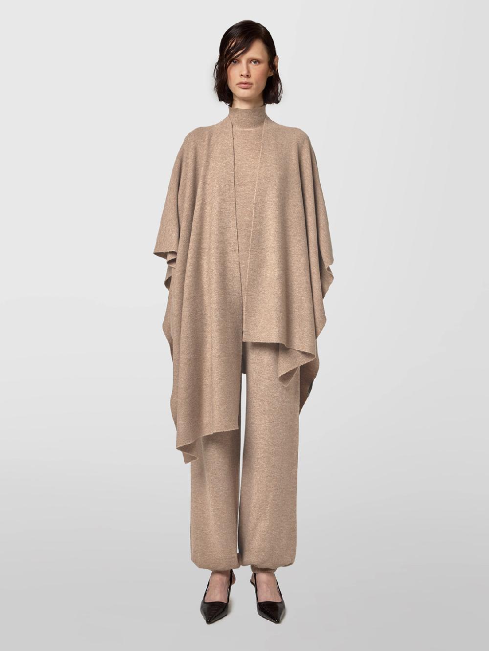 Alpha studio PONCHO LINKS URBAN CASHMERE Super sconto