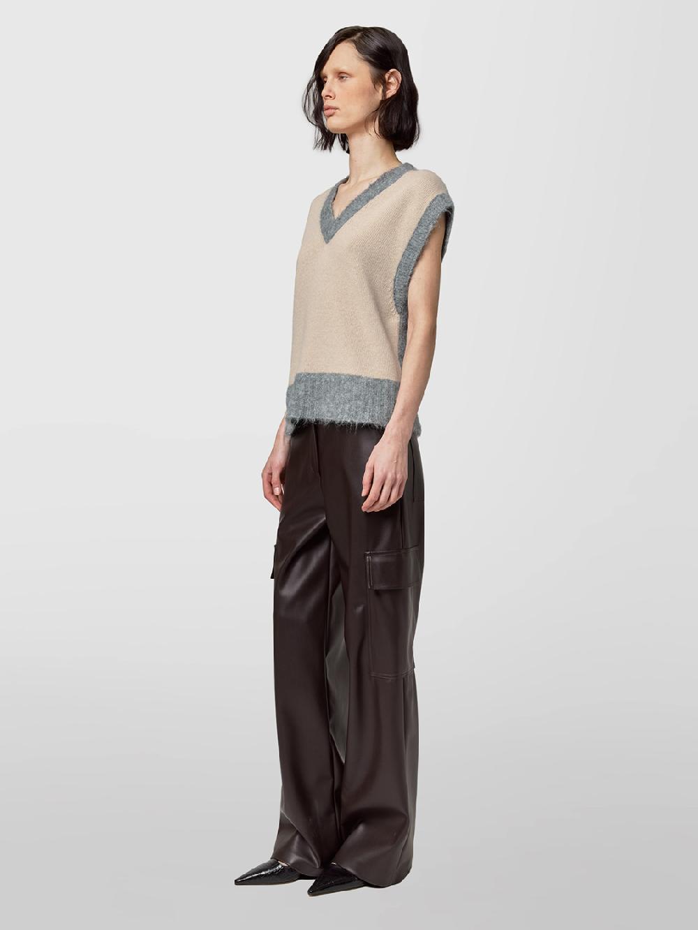 Alpha studio SCOLLO V S/M RASATO BI-MATERIALE Duty-free