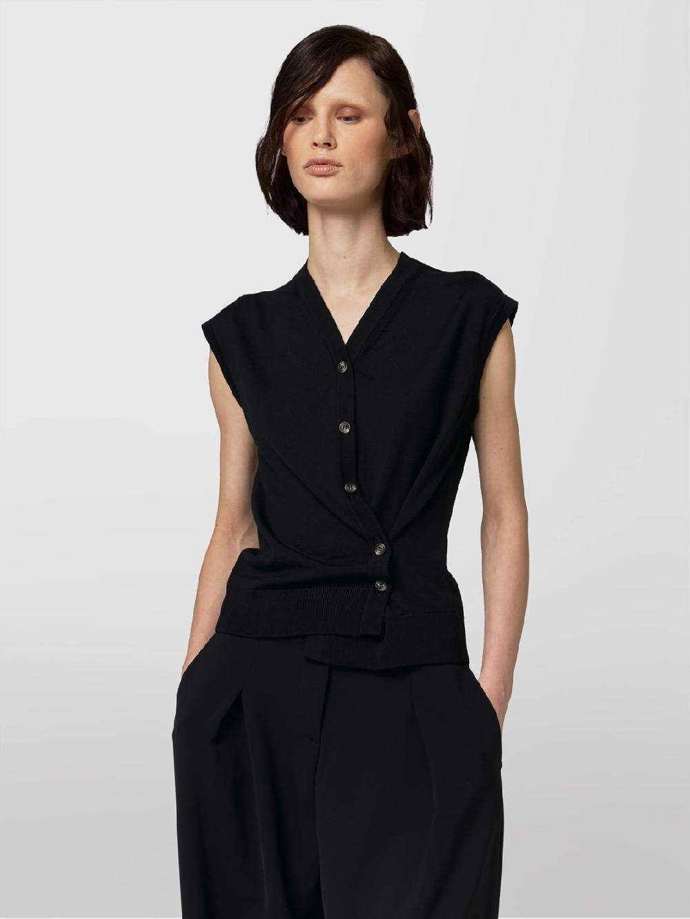 Alpha studio GILET RASATO In Linea