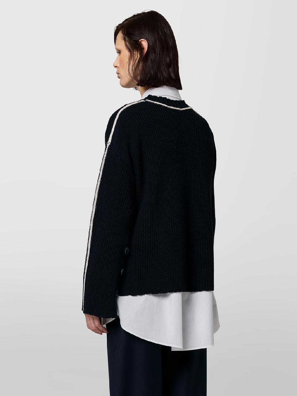 Alpha studio GIROCOLLO M/L MAGLIA PERLATA Pezzi Unici