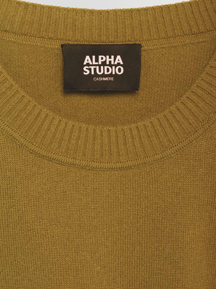Alpha studio GIROCOLLO RASATO CASHMERE Consegna Veloce