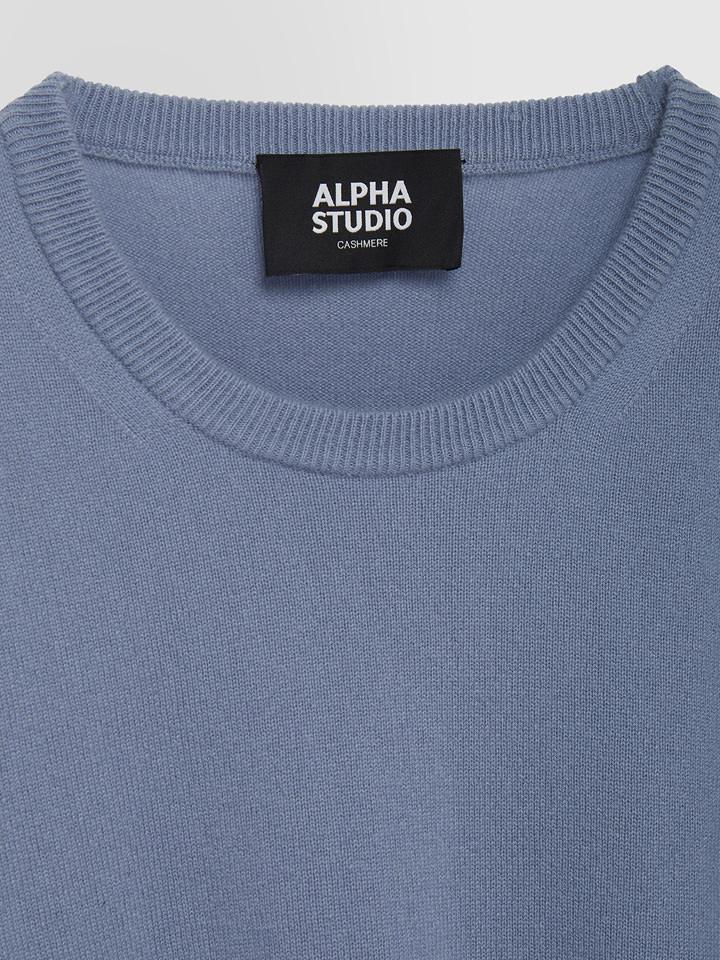 Alpha studio GIROCOLLO BASIC IN CASHMERE Sconto