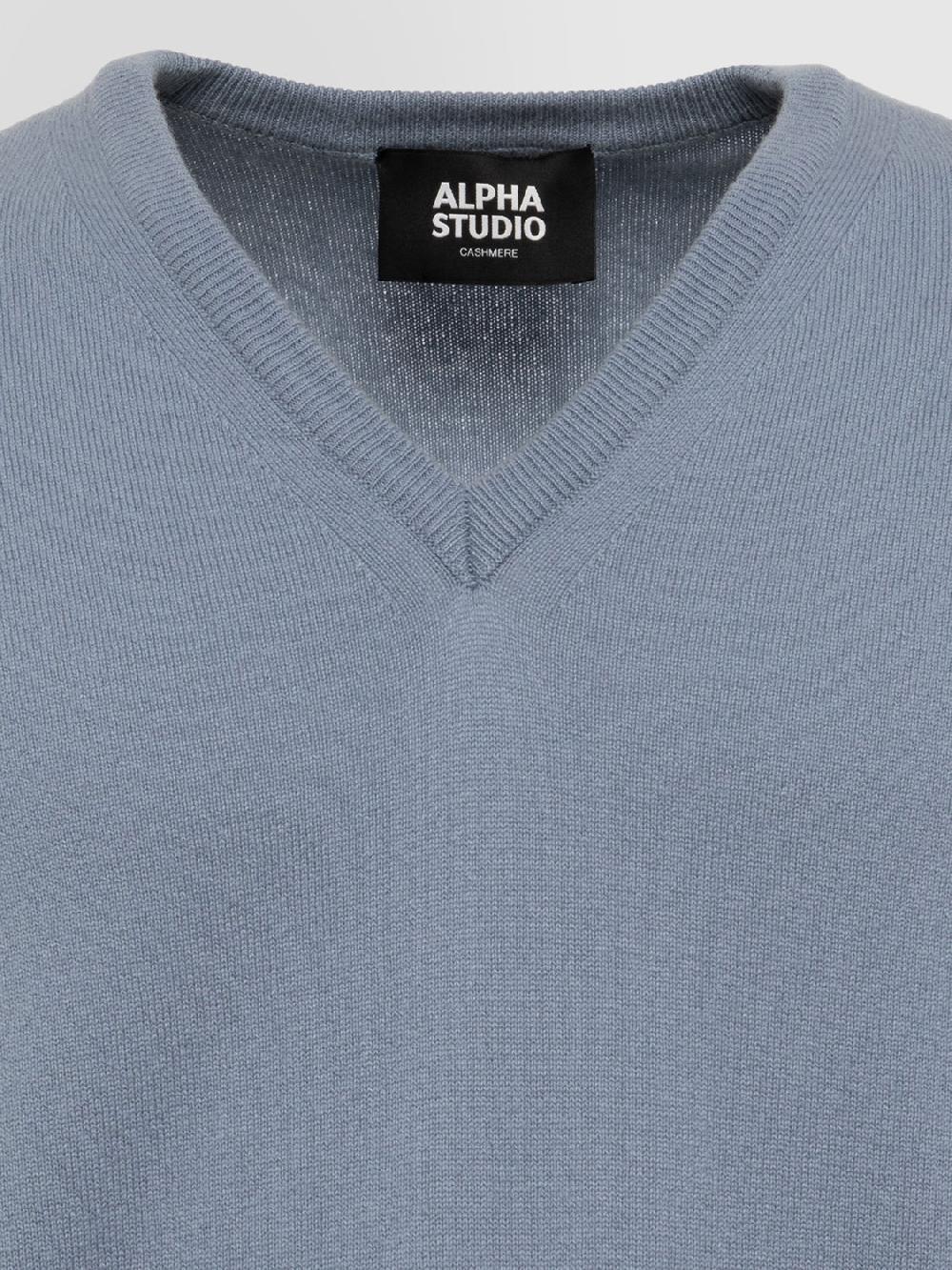 Alpha studio SCOLLO A V BASIC IN CASHMERE Offerta